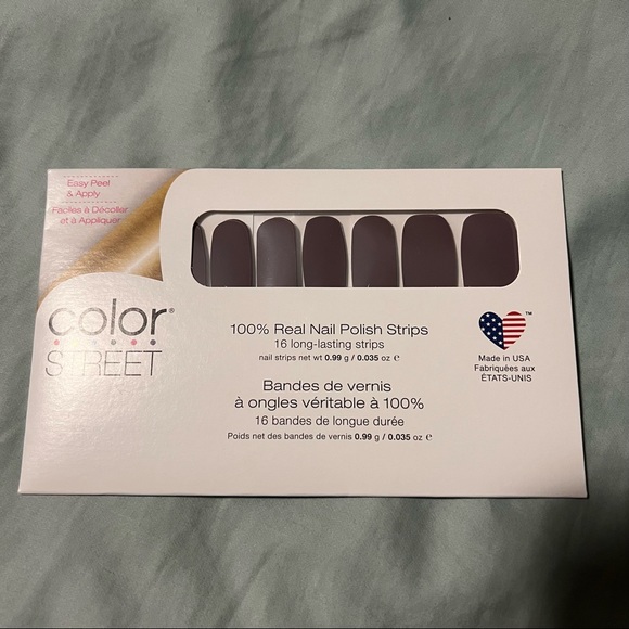 *Retired* Color Street: Berlin It to Win It | Gray Brown Neutral Classic Solid - Picture 5 of 9